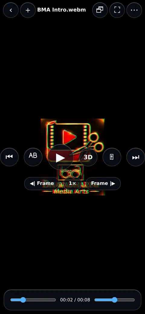 3D on: the picture shows red / cyan fringes