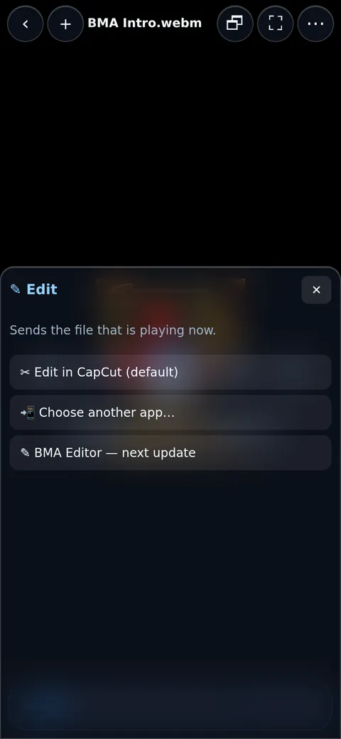 Edit: CapCut is the default