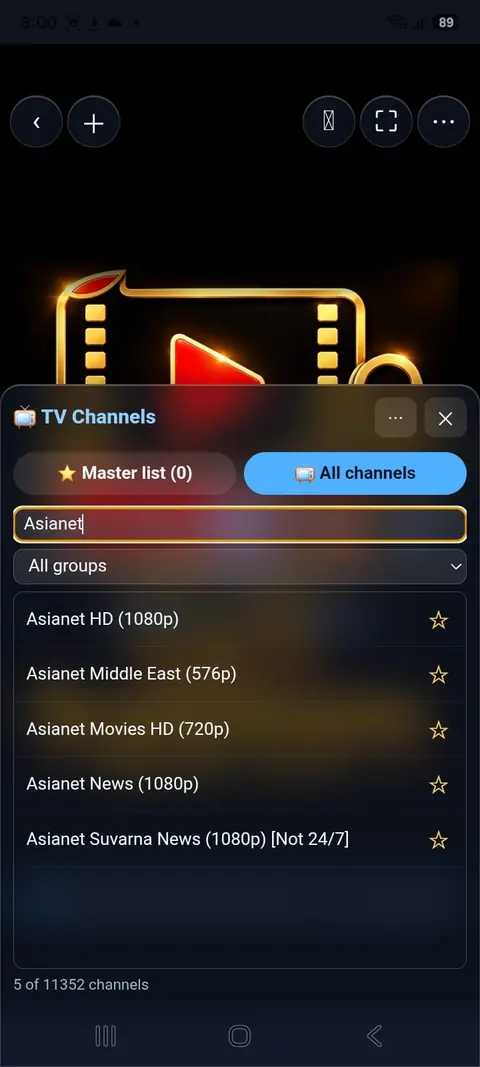 Search: “Asianet”